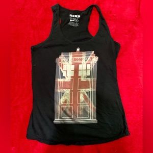 Doctor Who Union Flag TARDIS tank top